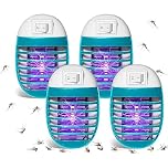 Professionale Lampada Antizanzare Elettrica, Atossica UV Anti Mosche, 2026 Zanzariera Elettrica da Interno per Casa Giardino Interno Cucina Soggiorno, Insetti Zanzare, Mosca,Falene