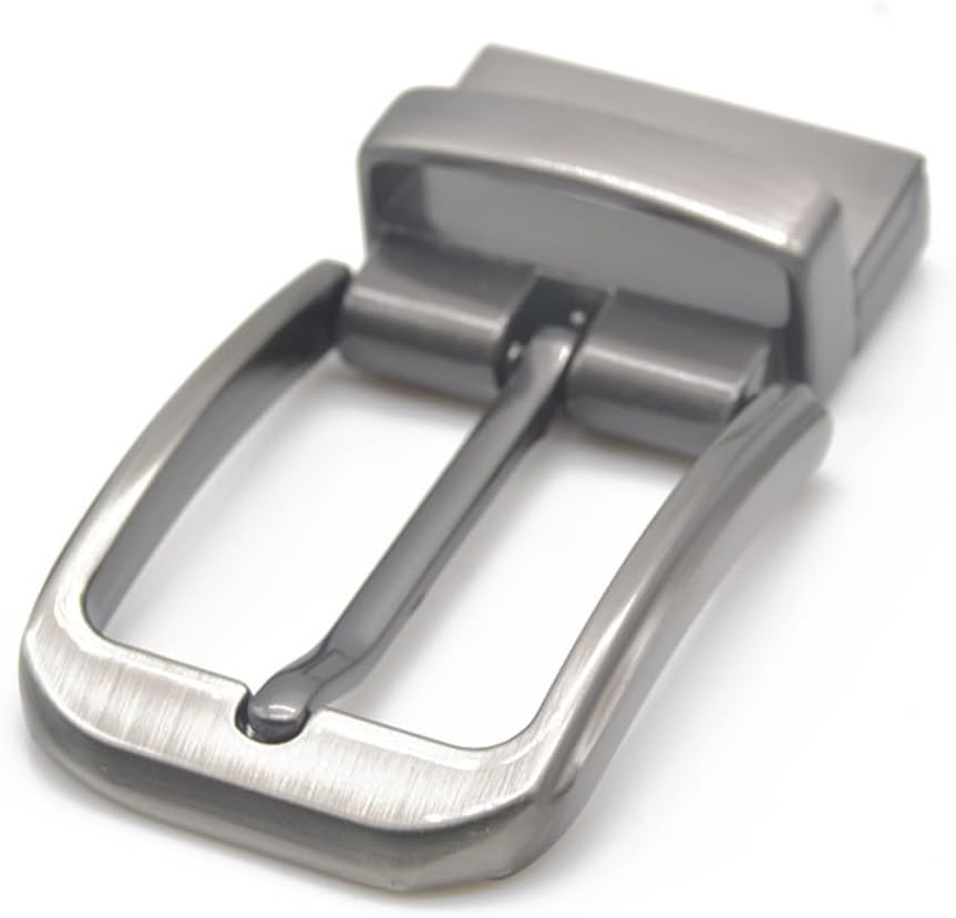 Men's Model Belt Pin Buckle Closure Metal 35mm Swivel Easy To Use Pants
