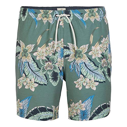 O'Neill Pm O'riginal Floral Shorts, Bañador para Hombre, Verde (6900 Green AOP), S