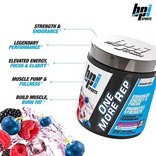 image for BPI Sports One More Rep Pre-Workout Powder - Increase Energy and Stami