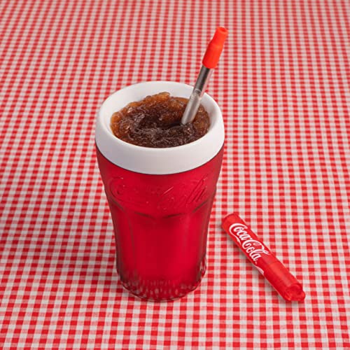 Zoku Coca-Cola Float & Slushy Maker, Retro Make And Serve Cup With Freezer Core Creates Single-Serving Smoothies, Slushies And Milkshakes In Minutes, Bpa-Free #TOP4