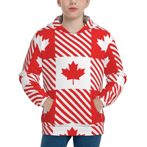 Maple Leaves1 Kid Hoodies Boys Sweatshirts Girls Pullover with Pocket