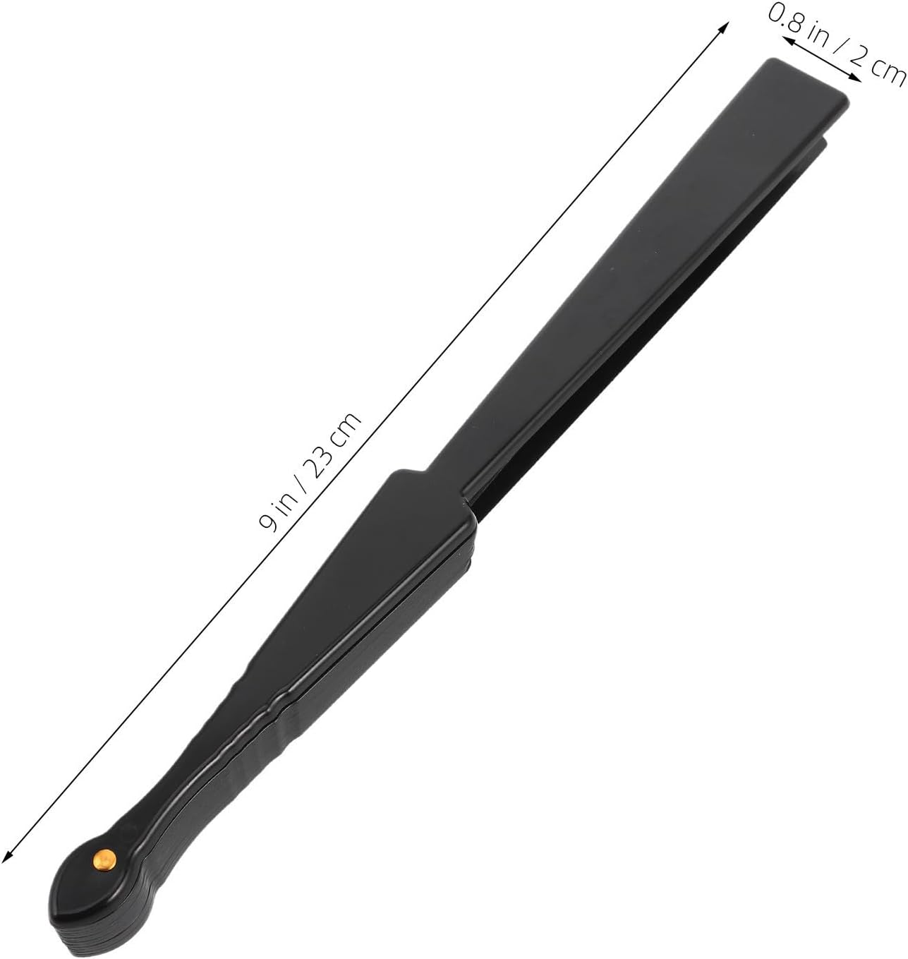 TOYANDONA Black Plastic Folding Fan Frame 3pcs for DIY Craft Projects image 2