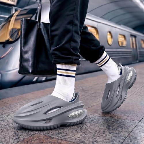 YASSIA Arch Support Clog — Gray — view 3