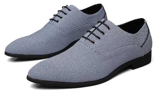 Image of Men's Fashion Casual Oxford Shoes Lace-up Formal Sneakers