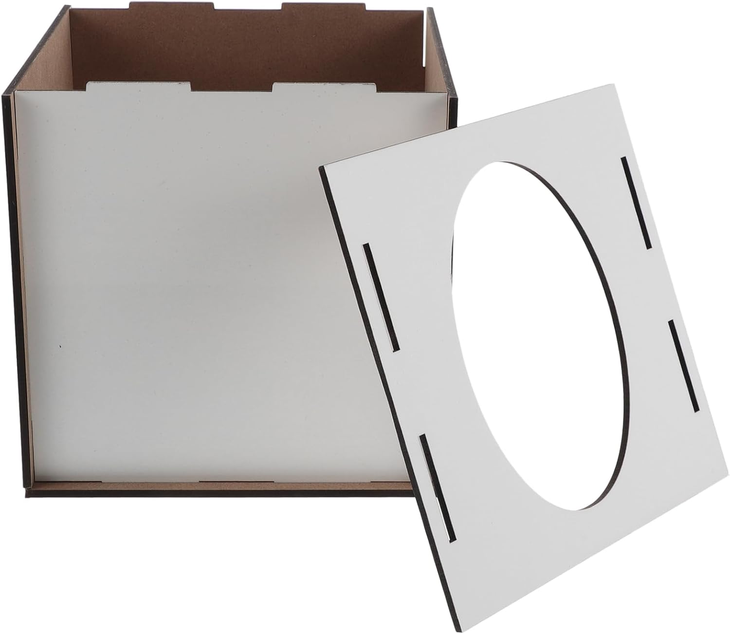 SEWACC Thermal Transfer Tissue Box Holder Sublimation Blank for Easy Extraction Elegant Design for Home Office and Bathroom