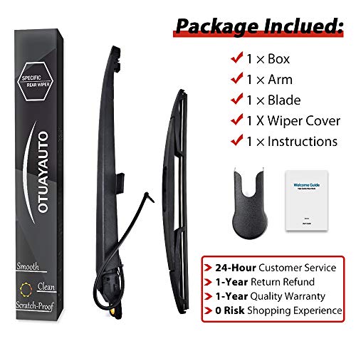 Otuayauto 15277756 Rear Wiper Arm Blade Set - Replacement For Chevrolet Tahoe Suburban, Cadillac Escalade, Gmc Yukon 2007-2013 #TOP5