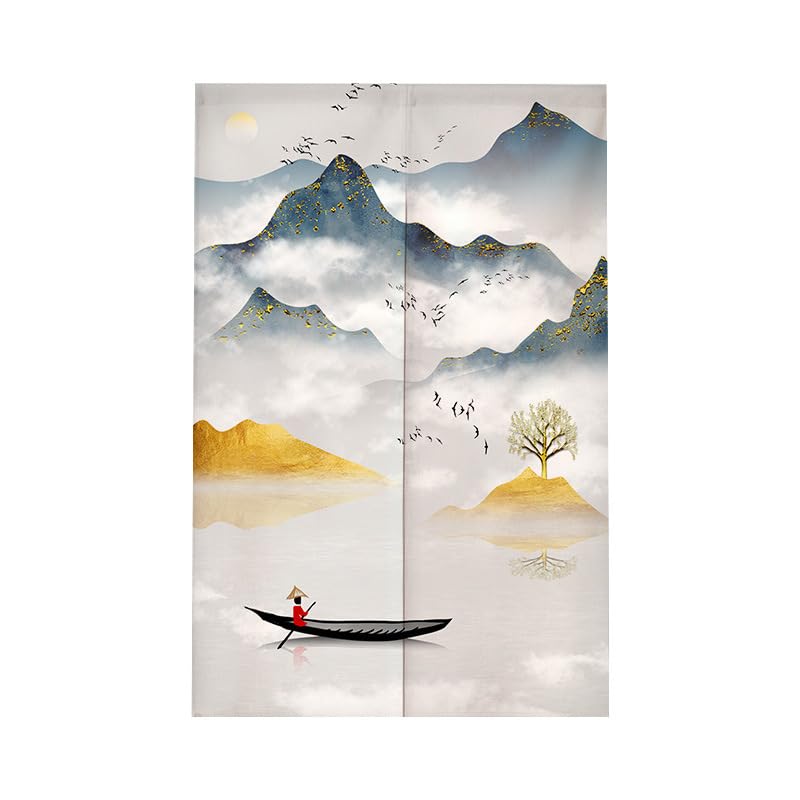 Noren Giapponese Tenda Divisoria Interno Tende Divisorie Per Casa Cotone Interni Da Bagno Per Finestra Corte In Lino 165 85x180cm