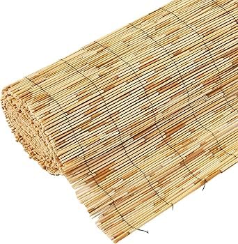 Wired Bamboo Privacy Fence For Indoor & Outdoor, Wired Reed Fencing (60cm×300cm)