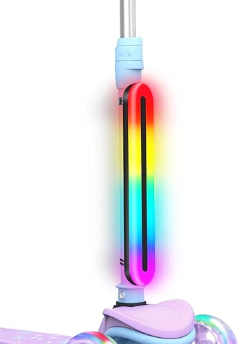 BELEEV Marco de luz LED para montar de noche, 11 efectos intermitentes, funciona con pilas, se adapta a bicicletas, scooters eléctricos, accesorio