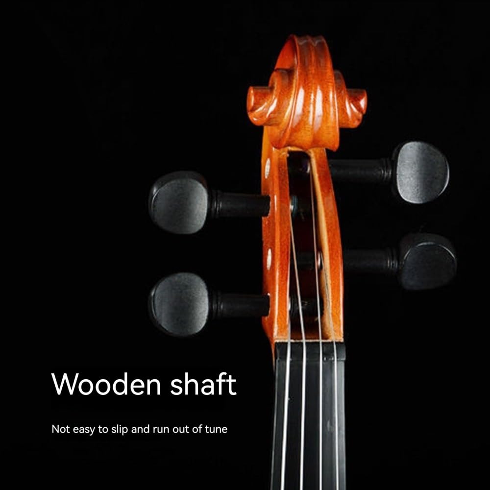 Viola de ébano hecha a mano 16/16,5/15,5/15 "Placa de extracción de fibra de carbono Mano de obra exquisita Tono hermoso for amantes de la música y interpretación profesional (Color : 15 inches)
