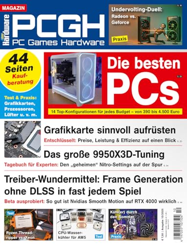 PC Games Hardware Magazin 10/2025 "Die besten PCs"