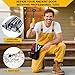 4 in 1 Door Hinge Adjustment Tool, Heavy Duty Door Hinge Wrench, Multi-Size Door Gap Adjustment Tool with Non-Slip Handle, Hinge Doctor Wrench for Residential and Commercial Doors, Cabinets