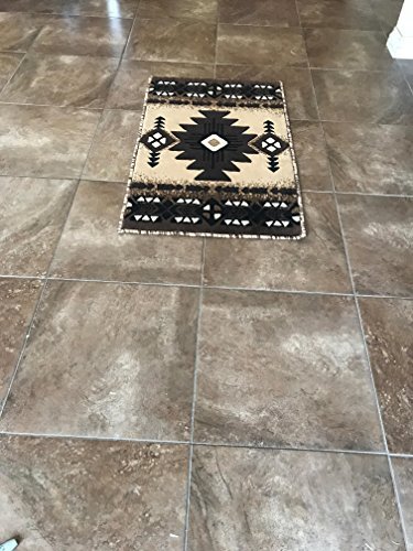 Southwest Native American Door Mat Area Rug Beige Berber Concord Design C318 (2 Feet X 3 Feet 4 Inch) #TOP6