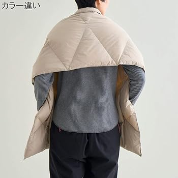 ★未使用品！ NANGA ダウンポンチョマフラー ／モカ DOWN PONCHO MUFFLER（ダウンポンチョマフラー） – NANGA SHOP OSAKA