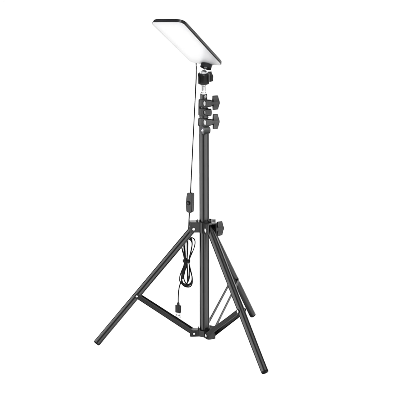 Lampa Kempingowa Regulowana lampa trójnożna o wysokiej jasności | Lampy robocze ze stojakiem do kempingu Do Nocnego Wędkowania, Pracy, Na Zewnątrz, Wewnątrz, Na Plażę, Patio, Namiotu,