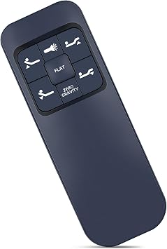 ZWP Replacement Remote Control Compatible for MLILY EGOHOME BLADJ-12F MUAD-350-12TX BLADJ-14Q CHAD-350-12TX, IULULU ILL-M200F-Q, Dyonery CH12F CH12TXL, Tinkle Well Adjustable Bed Base