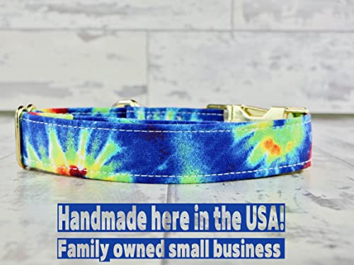 Generic Rainbow Tie Dye Dog Collar thumb #3