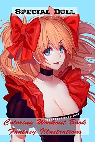 Special Doll - Colored Workout Book - Fantasy Illustrations (English Edition)