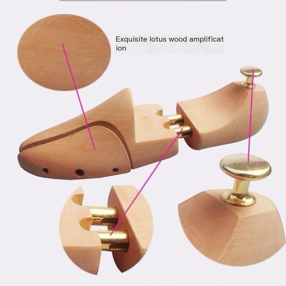 Tendiscarpe in Legno di Faggio, Regolabile for Sneakers in Pelle