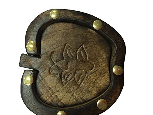 Sottobicchiere in legno di Apple Shape Holder, con...