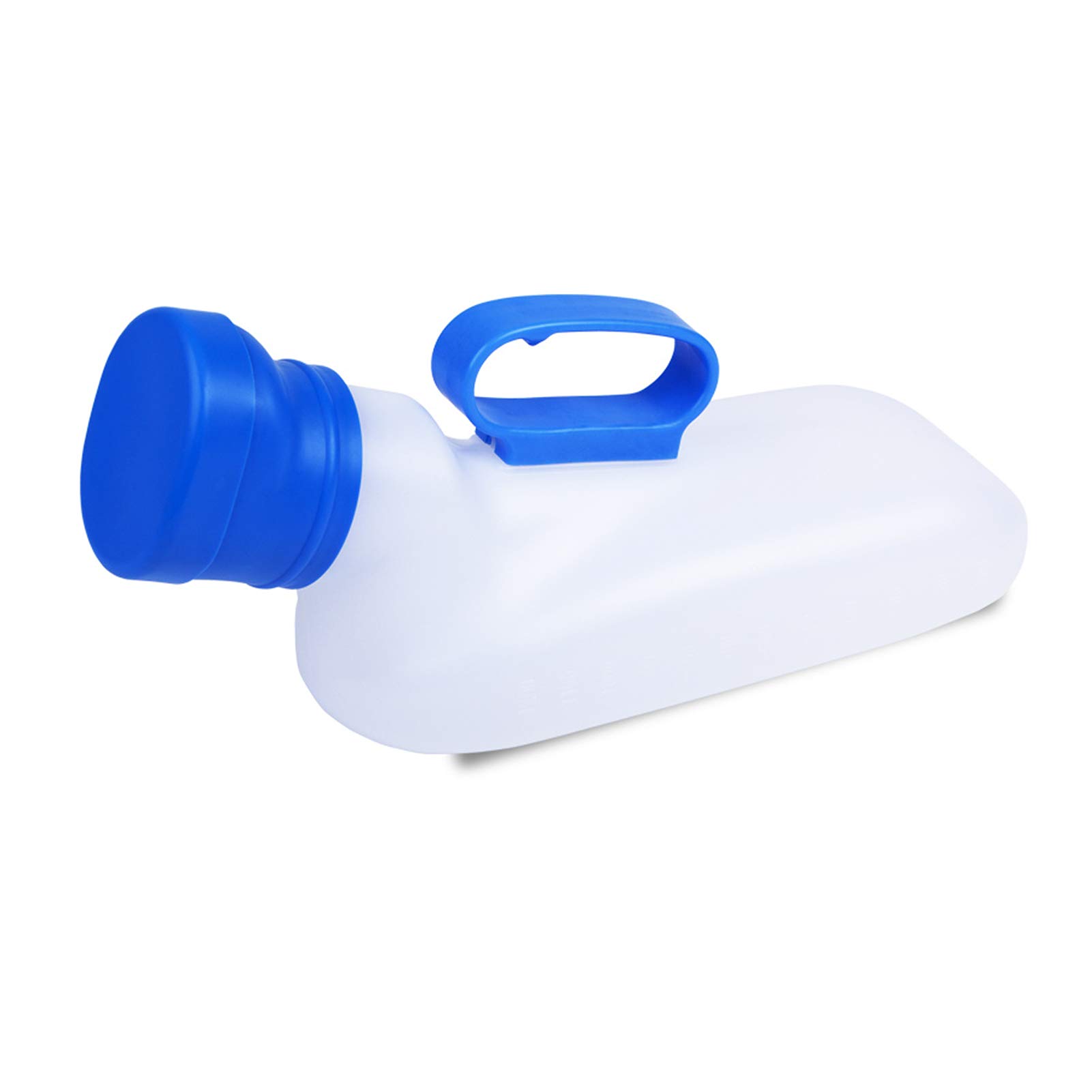 HYQOUKLR Male Portable Travel Pee Bottles, Urinal Bottle Blue 1200ml