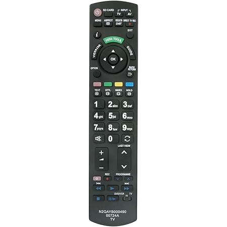 TCNOUMT N2QAYB000830 Fernbedienung Ersatz Für Panasonic Viera TV TX-L32EN63 TX-39AS600Y TX