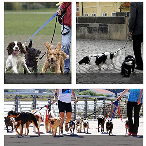 LANGING 3 In 1 Dog 3 Way Leads With Soft Padded Handle No Tangle Dogs Coupler Leash Pet Triple Detachable - Image 9