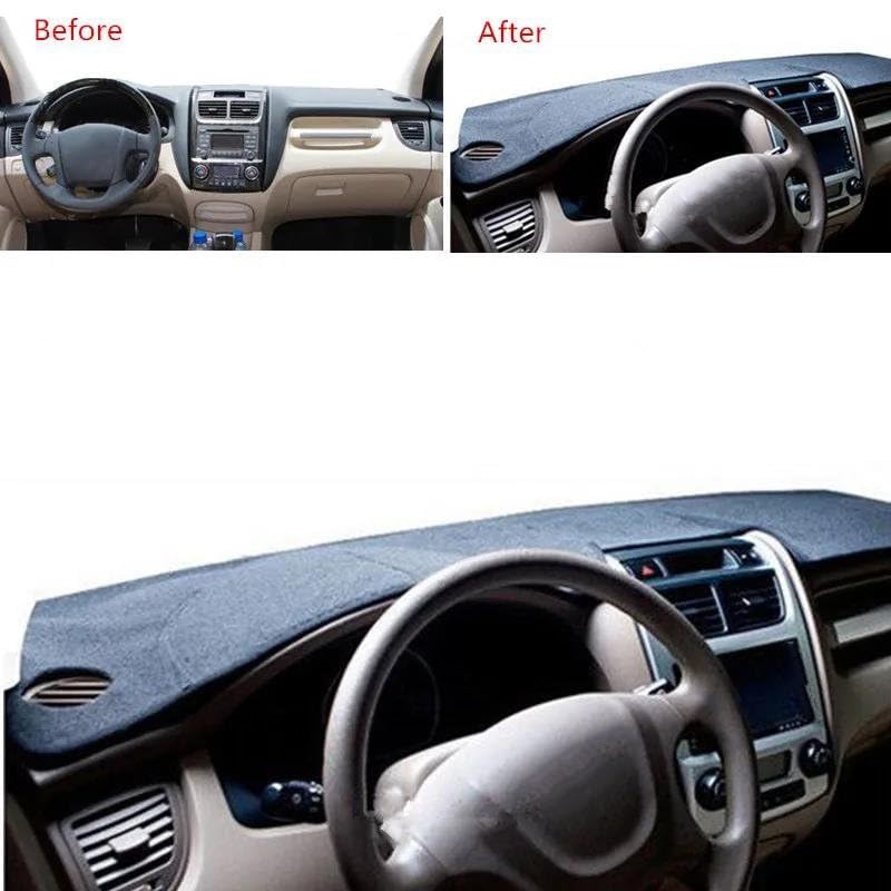 Protector solar alfombrilla salpicadero Kia Sportage accesorios 2008 7