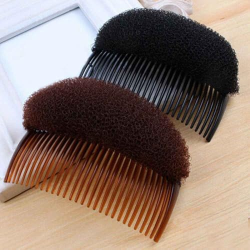 Set de 2 Peines de Espuma Suave Marrón para Peinar miniatura 2