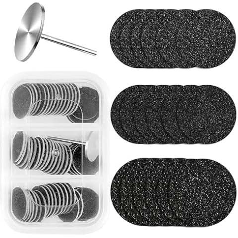 XIATIAN 60Pcs Sanding Paper Discs for Pedicure Cover