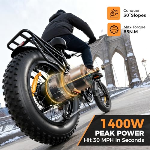 Image of Jasion X Hunter /PRO Electric Bike for Adults,1800W /1400W Peak 20''Fat Tire Foldable Ebike,Folding E Bike Up to 80 /70 Miles Range,720 /624WH Removable Battery,30 MPH E Bike,Certified by UL2849