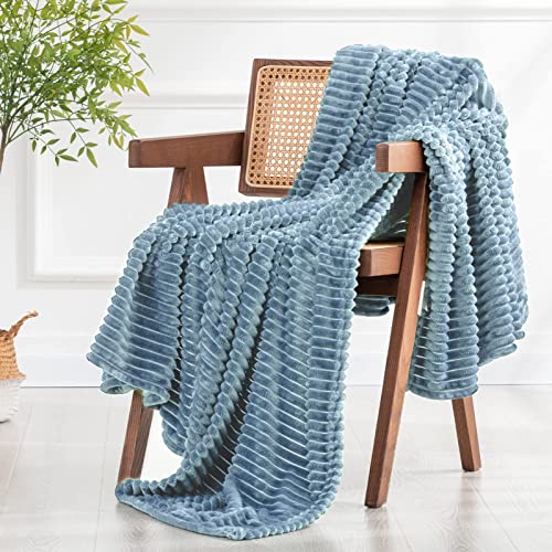 RECYCO Ribbed Fleece King Size Blanket #TOP28