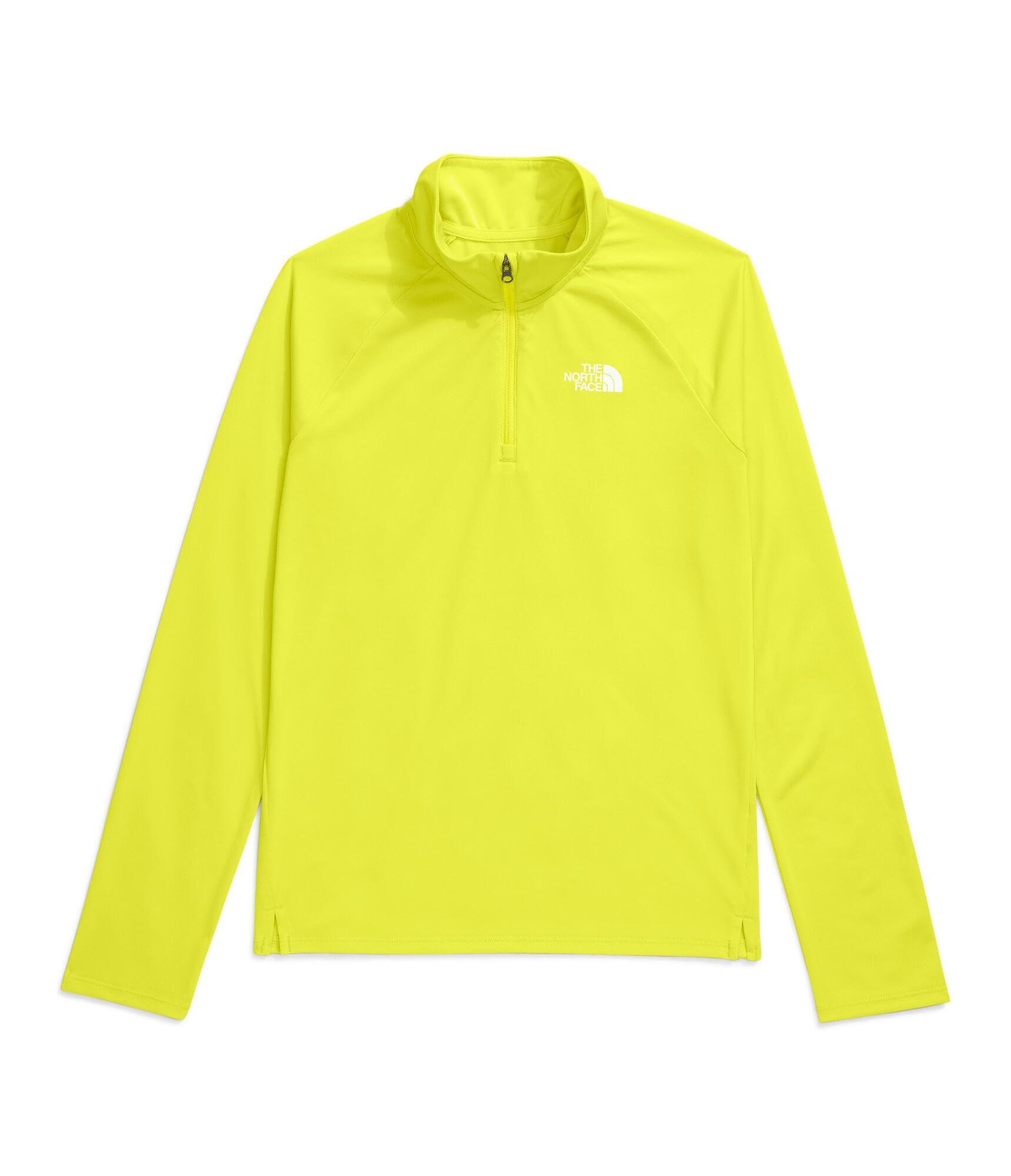 THE NORTH FACE NF0A870QJE3 Teen Never Stop 1/4 Zip T-Shirt Unisex Sulphur Spring Green Größe XXL