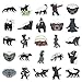 50 Pcs Honey Badger Stickers Collection - Various Wildlife & Cartoon Designs, Premium PVC, Removable & Reusable, Ideal for Animal Lovers, Kids, Decoration (Honey Badger)