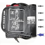 Child Small Size Cuff Compatible with Omron 5.5”-9.5” Inches (15-24CM) Blood Pressure Cuff ARM BP Replacement Cuff for Pediatric and Women +6 Connectors (Small)