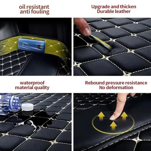 Tapis de sol Alfa Romeo Stelvio en cuir de luxe et sur mesure - 6