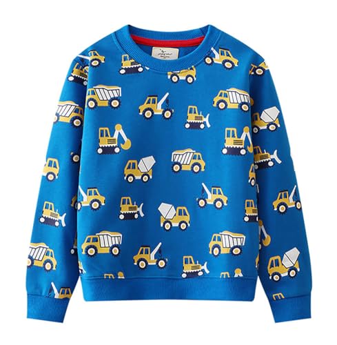 Boys Sweatshirts Long Sleeve Sweatshirts T-shirts Crew Neck Cotton Casual Sweatshirts Cartoon Tops for Boys-218