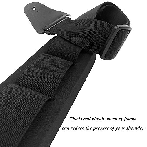 Mousses souples à mémoire élastique de haute qualité épaissies avec extrémité en cuir pour guitare électrique, guitare… - Les Beatles, Paul McCartney, John Lennon, RIngo Starr, George Harrison Mousses souples à mémoire élastique de haute qualité épaissies avec extrémité en cuir pour guitare électrique, guitare… – Image 5