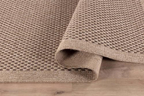 CAMILSON Easy Jute Rug 8x10, Indoor Outdoor Natural Color Fiber Area Rugs for Living Room Patio and Kitchen Rug, Sisal Boho Woven Design, Easy-Cleaning, Washable Outside Carpet Alfombras (8 x 10) - Image 4
