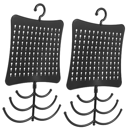 TOVINANNA 2Pcs Wall Jewelry Organizer Multi Purpose Hanging Jewelry Display Holder Earring and Necklace Storage Rack Durable Design for Home Use for Rings and Accessories