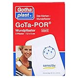 freiverkäuflich GOTA-POR Wundpflaster 5x7,2 cm steril 5 St Pflaster