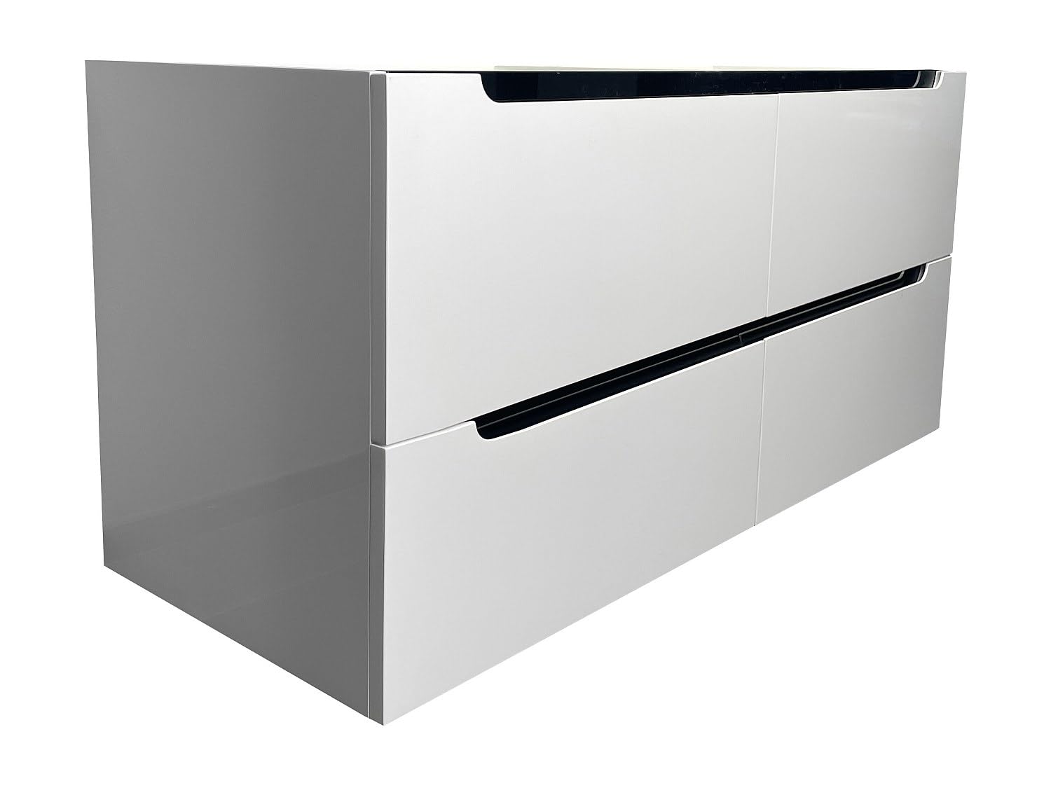 Vente-unique - Mueble de Lavabo Selita - L 120cm x A 46cm x H 57cm - MDF - Blanco