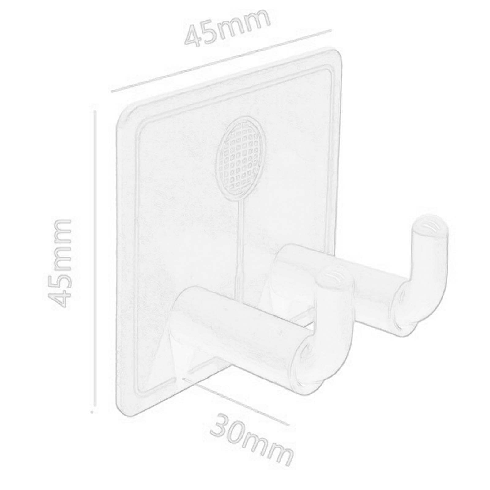 2X Support Mural Raquette Badminton/Tennis - Crochet Métal Robuste Avec Protection Silicone Pour Salle De Sport
