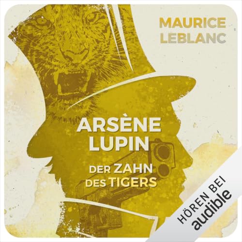 Diseño de la portada del título Ars&egrave;ne Lupin - Der Zahn des Tigers