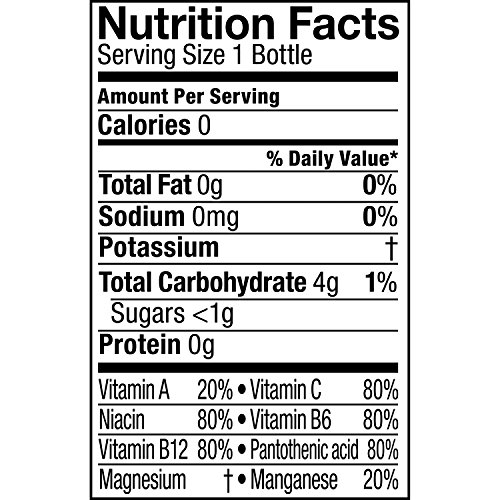 vitaminwater zero xxx, electrolyte enhanced water w/ vitamins, açai-blueberry-pomegranate drinks, 16.9 Fl Oz (Pack of 24)