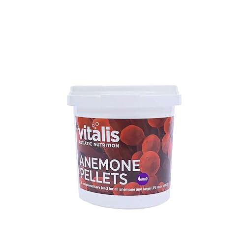 Vitalis Pellets de anémona (pequeños + 4 mm) 60 g alimento completo para anémonas