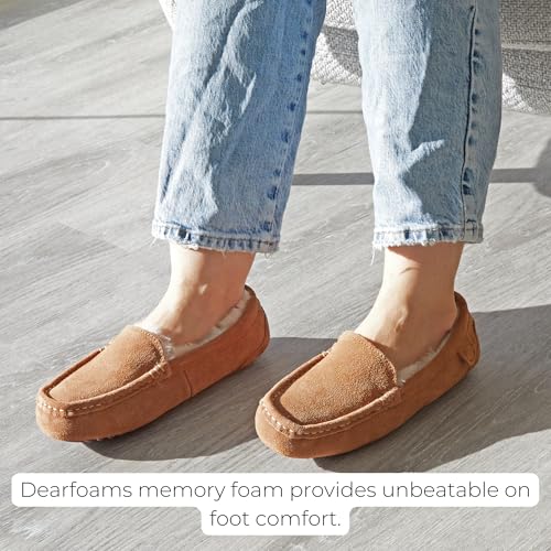Image of Fireside By Dearfoams Women's Mel Shearling Moccasin