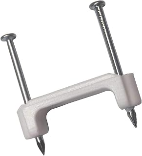 GB Gardner Bender PS-175ZN 3/4" White Plastic Staple 100 Count