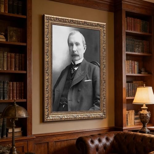 John D Rockefeller décoration murale toile à suspendre pour salon - 3